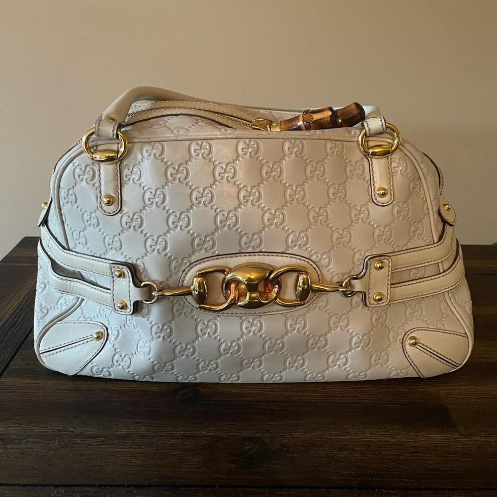 Guccissima Wave Boston Bag